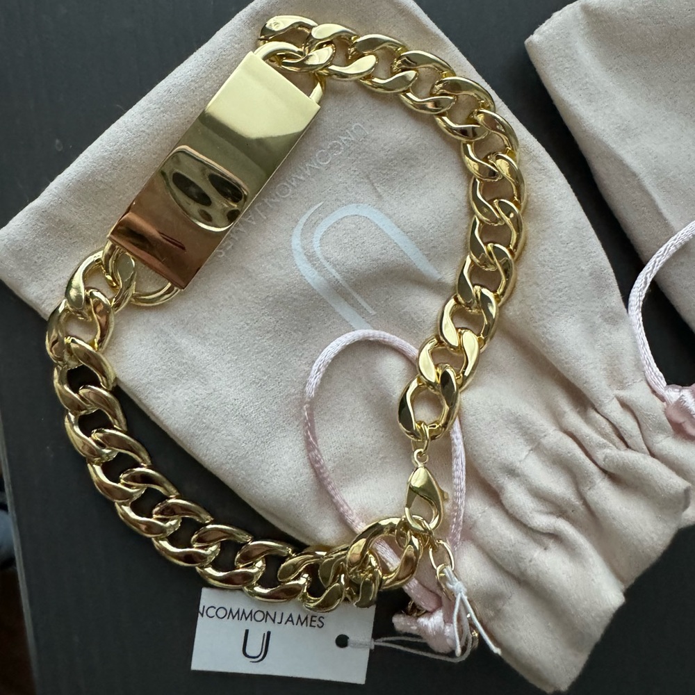 NWT Uncommon James Daresay Choker necklace plate - Picture 3 of 6